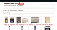 Desktop Screenshot of empireheaterparts.com