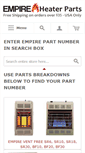 Mobile Screenshot of empireheaterparts.com